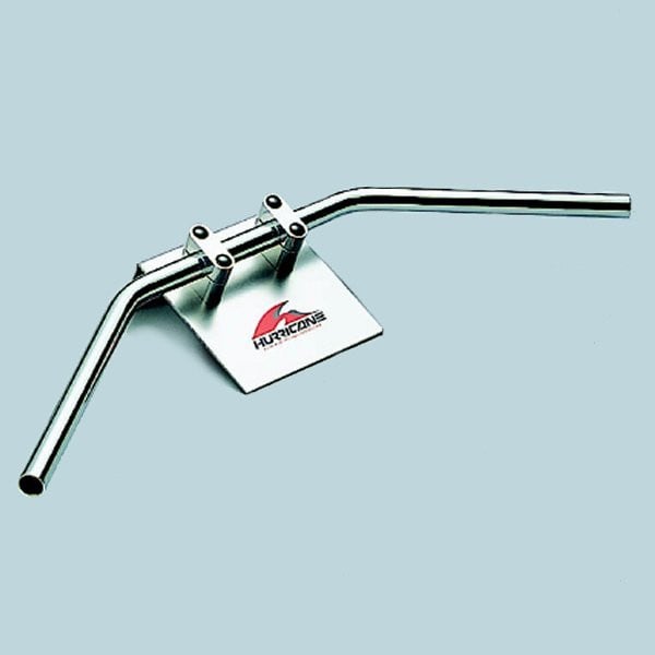HB0058C-01 ハリケーン Φ7/8インチ ハンドルバー フラット3型 クロームメッキ