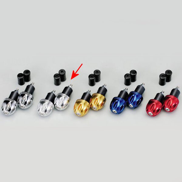 HB0317A ハリケーン アルミ削り出しサイドキャップ シルバー Φ7/8インチハンドル用