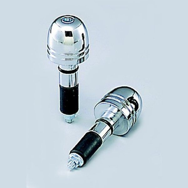 HB0338C-01 ハリケーン アルミ削り出しサイドキャップ クロームメッキ Φ7/8インチハンドル用 ウエイトバランサー