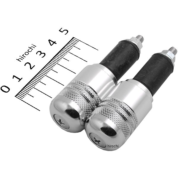 HB0346C ハリケーン アルミ削り出しサイドキャップ クロームメッキ Φ7/8インチハンドル用 (ヤマハ系)