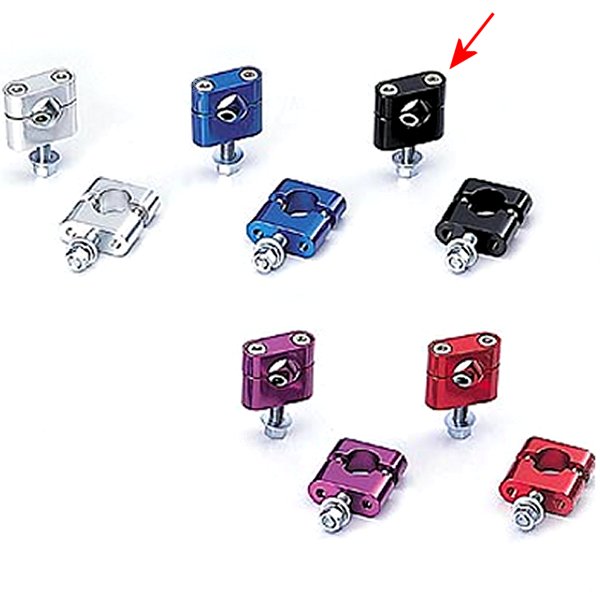 HB0616B ハリケーン ハンドルホルダー Φ7/8インチハンドル用 ブラック XJR400/S/R/RII / XJR12