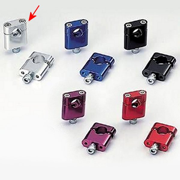 HB0617A ハリケーン ハンドルホルダー Φ7/8インチハンドル用 シルバー XJR400/S/R/RII / XJR12