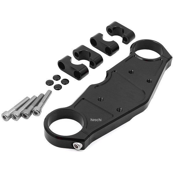 HB0752B ハリケーン バーハンドル ブラケット ブラック ハンドルホルダーH20組込 ソケットボルトCAP付 VFR1200F