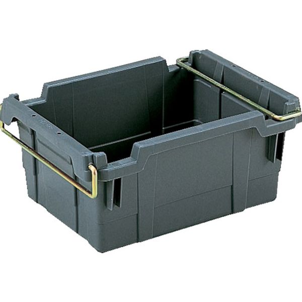 HB25 836-2420 岐阜プラスチック工業(株) リス HB型コンテナ 117928 HB-25 グレー