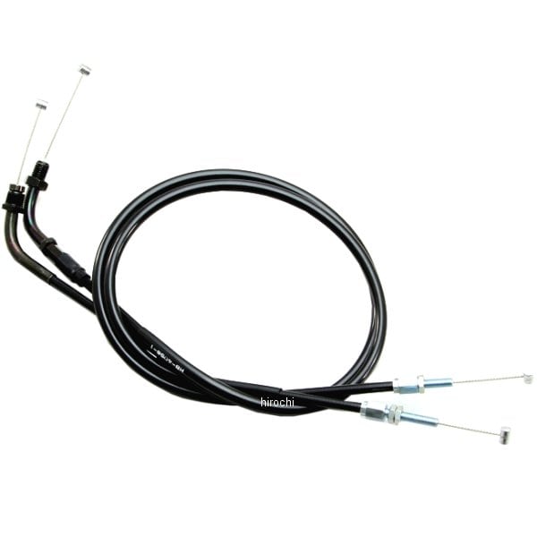 HB4058 ハリケーン スロットルケーブルW 03年-07年 VTR250 黒