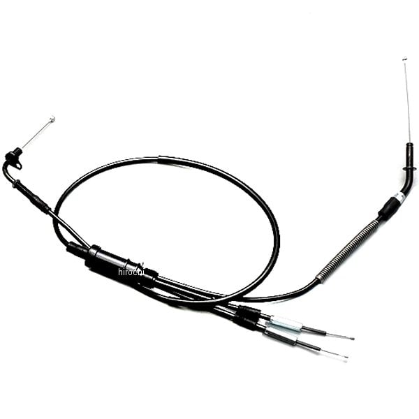 HB6425-01 ハリケーン ロングスロットルケーブル 150mmロング アウター長さ1300mm (オイルポンプ側まで) 83年 RZ250R 黒