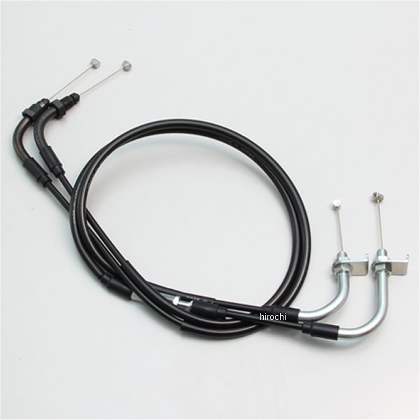 HB6618 ハリケーン ロング スロットルケーブル W ダックス125 黒