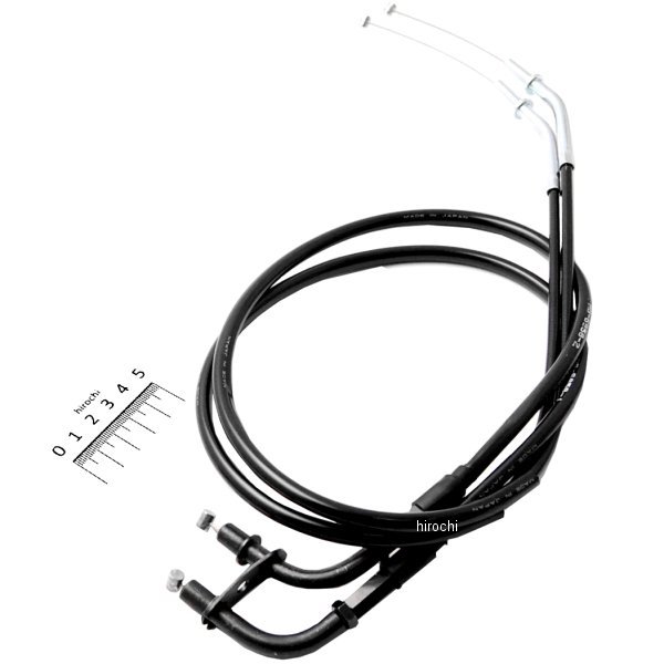 HB6858 ハリケーン ショート スロットルケーブル ダブル 18年 Z900RS