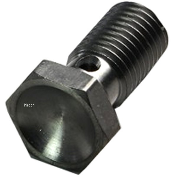 HB7815SB ハリケーン バンジョーボルト シングル ホンダ、ヤマハ、カワサキ シングル用 ネジピッチ1.25mm 黒