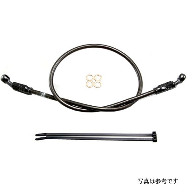 HB7L165SB ハリケーン ブレーキホース SURE SYSTEM LINE Lタイプ 93年-07年 V-MAX1200 黒 165cm