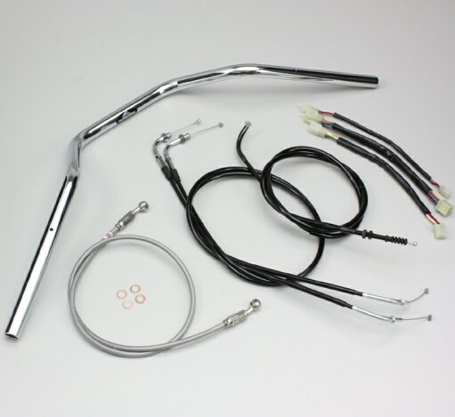 HBK659S ハリケーン ZII-TYPE ハンドルキット フルステンレス製 カワサキ W800