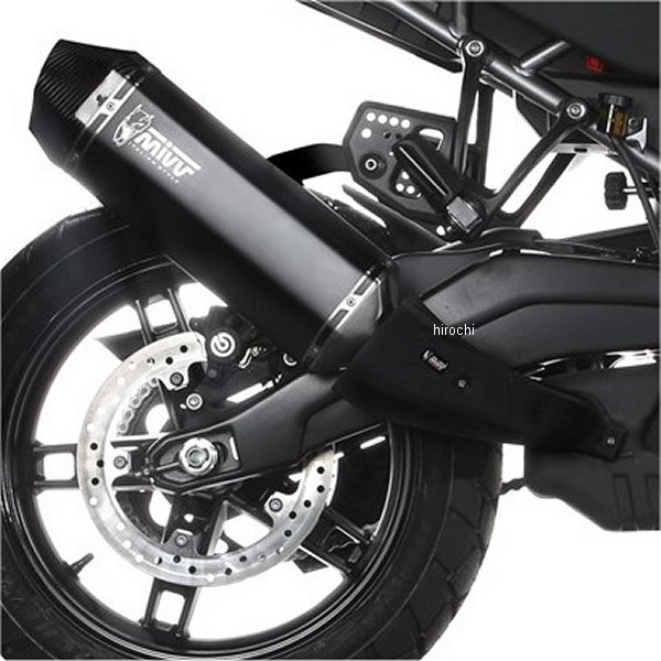 HD.003.LRB ミヴ Mivv スリップオンマフラー SPEED EDGE BLACK 21年-22年 Pan America ブラックステンレス
