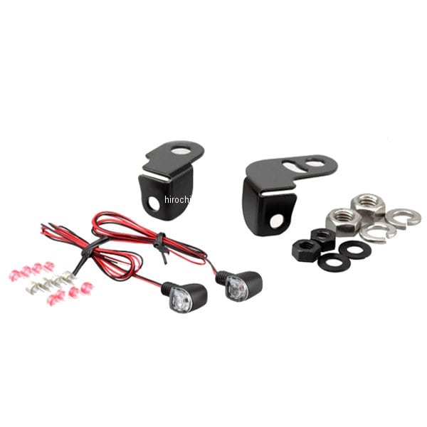 HD-01197 キジマ ウインカーランプNano & ミラーボルトマウントステーSET
