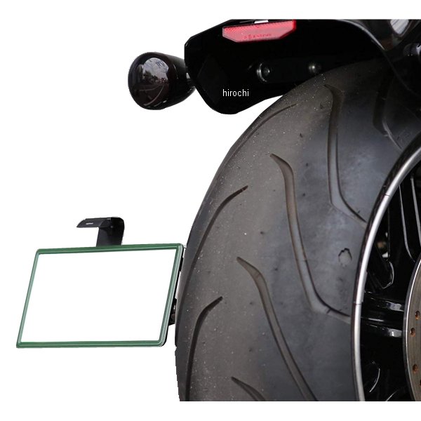 HD-01398 キジマ ナンバーサイドマウントキット アクスルマウントタイプ 18年以降 ソフテイルブレイクアウトFXBR/S 黒