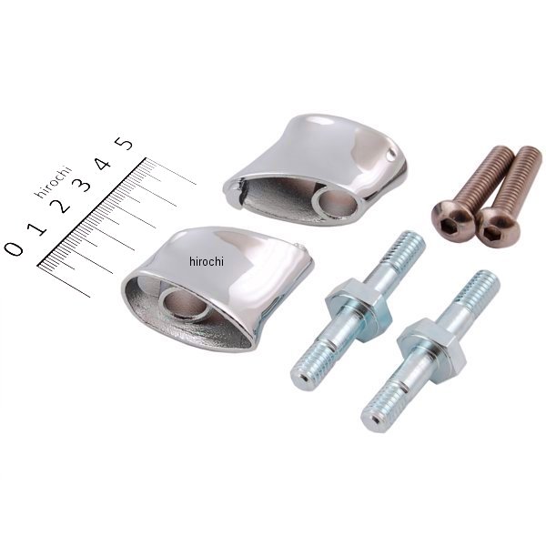 HD-01977 キジマ リアショートウインンカーステー 04年以降 XL クローム (左右ペア)