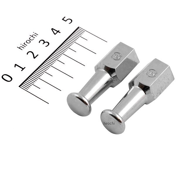 HD-03050 キジマ 荷掛けナット リアショック用 86年-99年 XL、ソフテイル クローム (左右ペア)