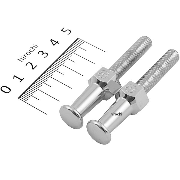 HD-03052 キジマ 荷掛けボルト フェンダーレール用 94年-03年 XL クローム (左右ペア)