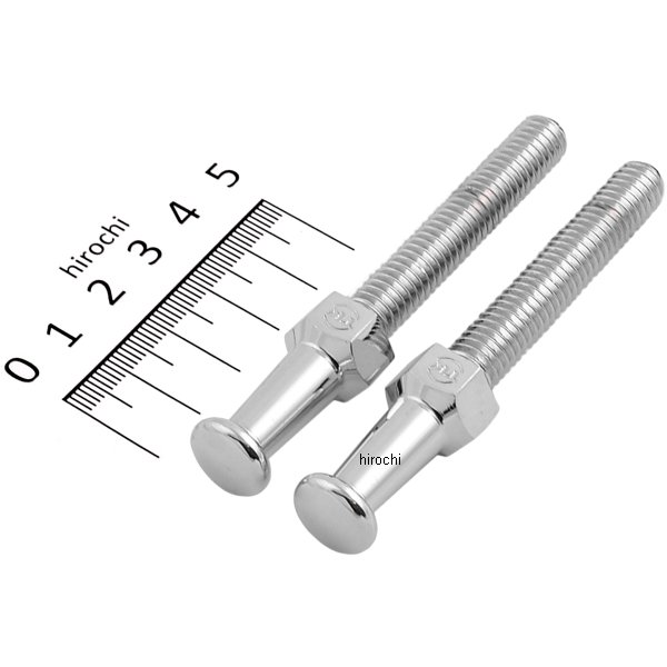 HD-03077 キジマ 荷掛けボルト フェンダーレール用 03年-17年 ソフテイル クローム (左右ペア) 30mmロング