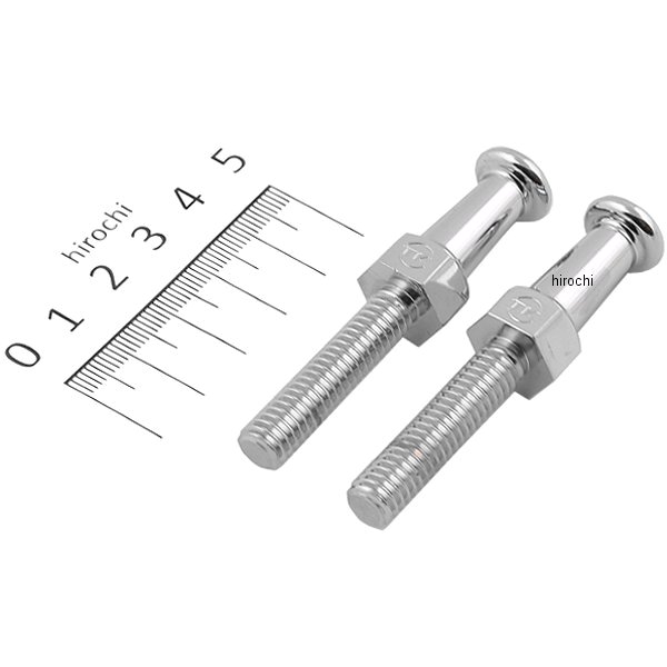 HD-03091 キジマ 荷掛けボルト フェンダーレール後側用 04年-17年 XL クローム (左右ペア)