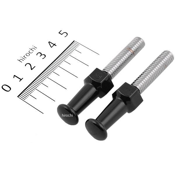 HD-03092 キジマ 荷掛けボルト フェンダーレール後側用 04年-17年 XL 黒 (左右ペア)