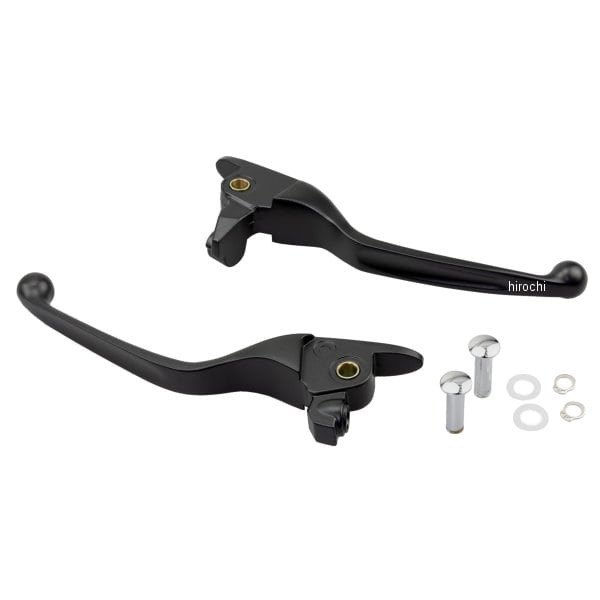 HD-04259 キジマ スリムレバー アルミダイカスト 17年-20年 ツーリングモデル 黒