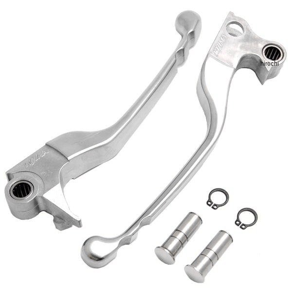 HD-04342 キジマ スリムレバー 96年以降 Big Twin ベアリング付 アルミポリッシュ (左右ペア)