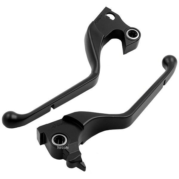 HD-04372 キジマ スリムレバー 14年以降 XL ベアリング付 アルミ黒 (左右ペア)