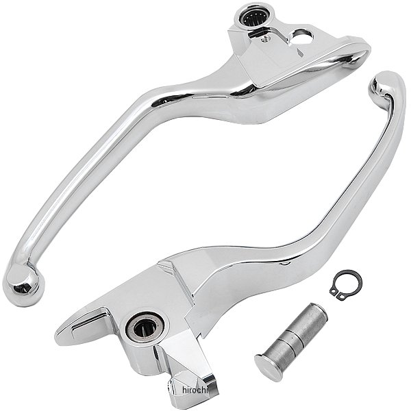 HD-04376 キジマ スリムレバー 15年以降 ソフテイル アルミビレット クローム (左右ペア)