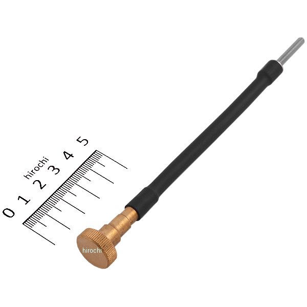 HD-04468 キジマ アイドルアジャストスクリュー ハーレー標準装備CVキャブ用 160mm ブラスヘッド