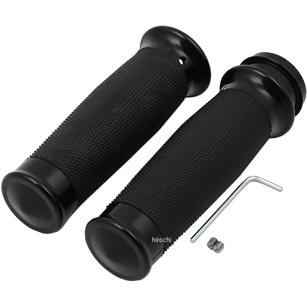 HD-04796 キジマ グリップ メトラ 08年以降 ツーリング 黒 (左右ペア)