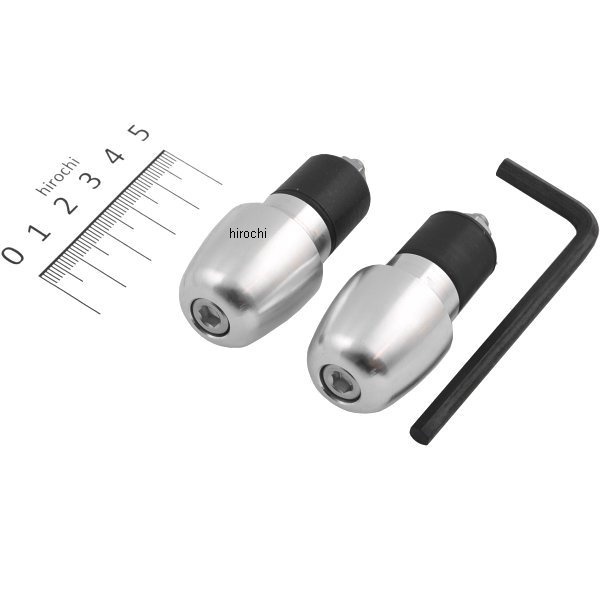 HD-04802 キジマ バーエンドキャップ 1インチ アルミビレット (左右ペア)