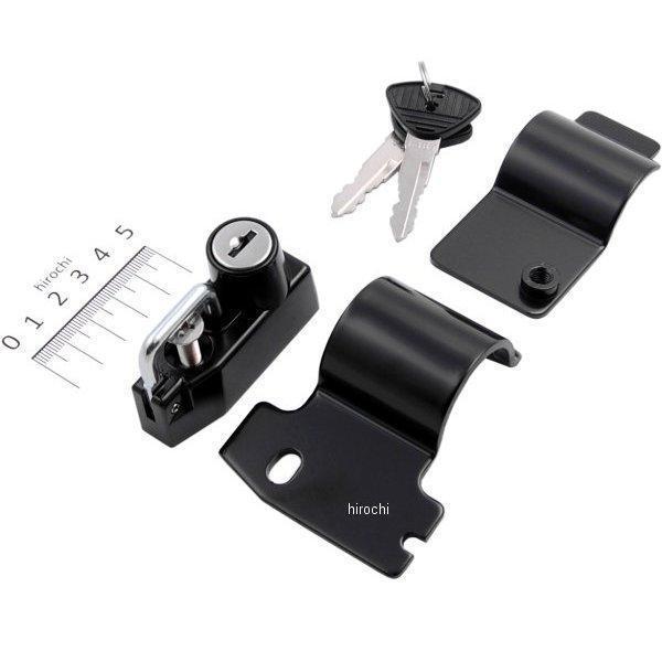 HD-05143 キジマ ヘルメットロック ハーレー 32mm エンジンガード取付用 黒