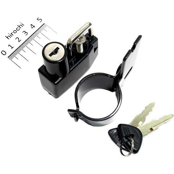 HD-05146 キジマ ヘルメットロック 35mmパイプ用 クランプ式 04年以降 スポーツスターモデル