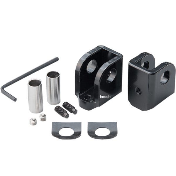 HD-05385 キジマ ステップコンバージョンブラケットセット 18年以降 ソフテイルモデル 黒 左右セット