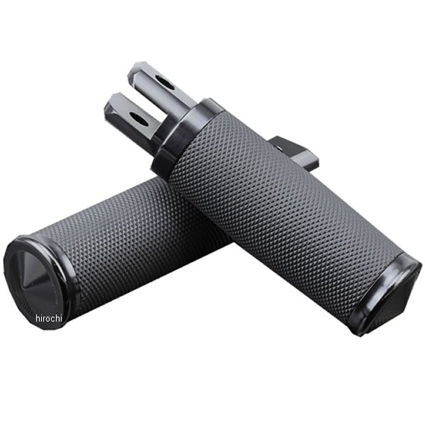 HD-05436 キジマ フートペグ メトラ アルミビレット ブラック 18年 ソフテイル フロント用