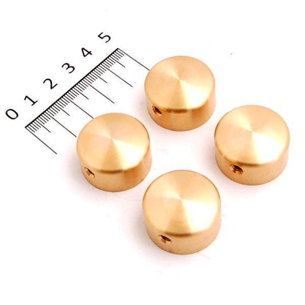 HD-05913 キジマ ビレットヘッドボルトカバー 真鍮 (4個入り)