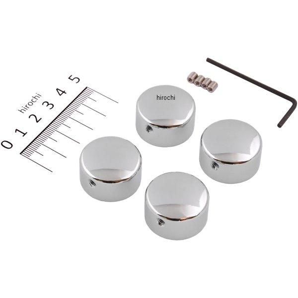 HD-05914 キジマ ビレットヘッドボルトカバー アルミ クローム (4個セット)