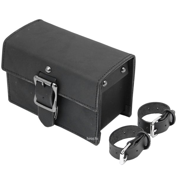 HD-06653 キジマ 本革6mm厚レザー クラシック ツールバック (黒)