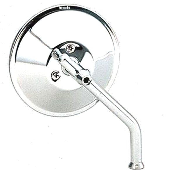 HD-07141 キジマ ミラー ラウンド 4インチ 左右共通 クローム (1個売り)