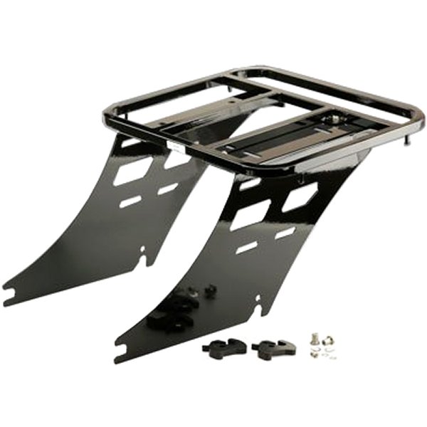 HD-08288 キジマ ツーリングキャリア デタッチャブルマウント タンデム可 06年-17年 ダイナ 黒