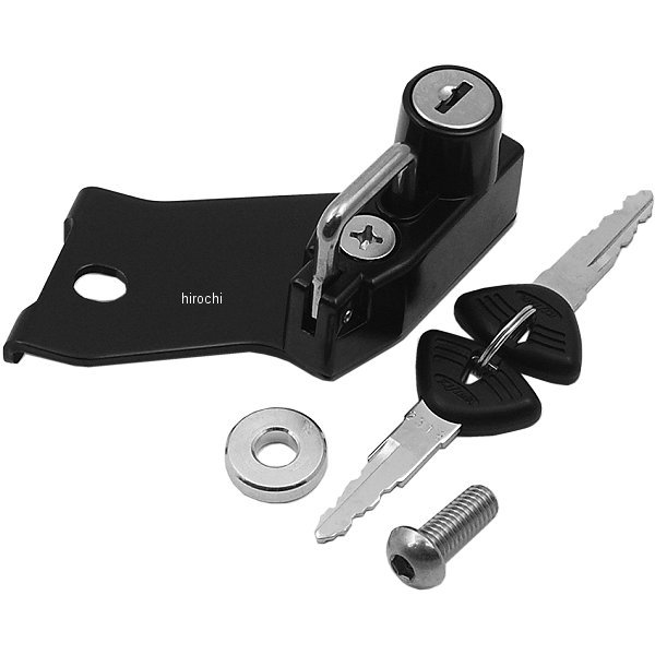 HDC-05003 キジマ ヘルメットロック 11年以降 ドゥカティ ディアベル 黒 1個