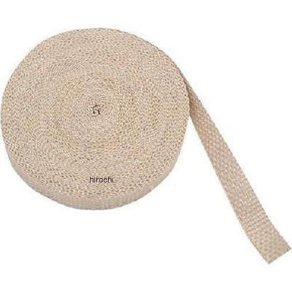 HDS18610666 キジマ インポート マフラー用断熱材 巻き付け式 1インチ 長さ25フィート(7.5m) タン