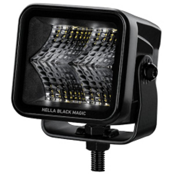 Hella Universal ブラック Magic 2.7in L.E.D. Cube キット - Flood Beam