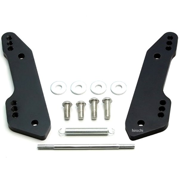 HF5307 ハリケーン ステップオフセットプレート 17年-21年 GSX250R 黒