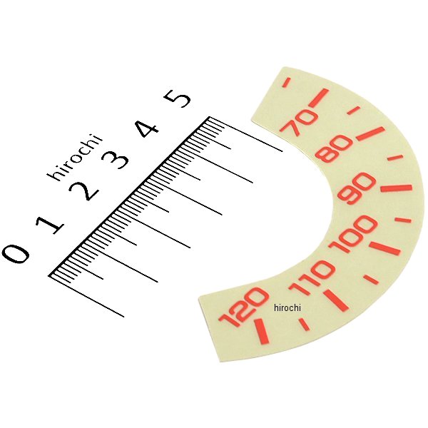 HM3302 ハリケーン スピードメーターシール モンキーR