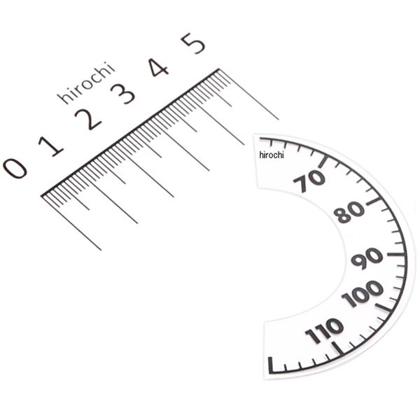 HM3307 ハリケーン スピードメーターシール RZ50