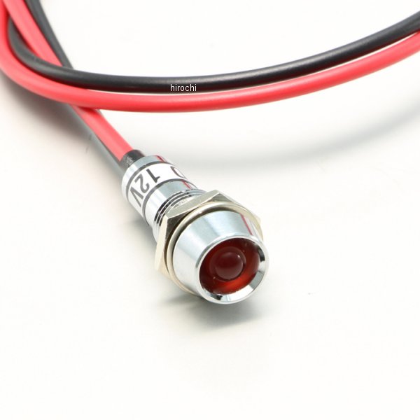 HM3811R ハリケーン インジケーターランプ 赤 汎用 取付穴φ9.0mm