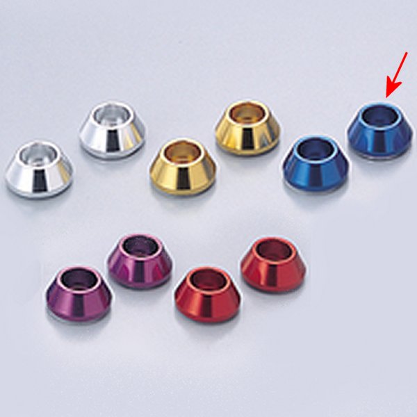 HN1111BU ハリケーン M10アクセントワッシャ 青 モンキー / モンキーバハ / ゴリラ