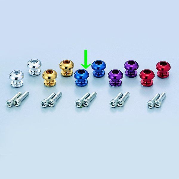 HN1201BU ハリケーン M6 アクセントフック 2個セット 青