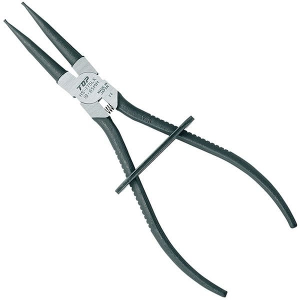ロック式スナップリングプライヤ穴用ストレート ロック式スナップリングプライヤ穴用直爪 175mm 使用範囲19～65mm